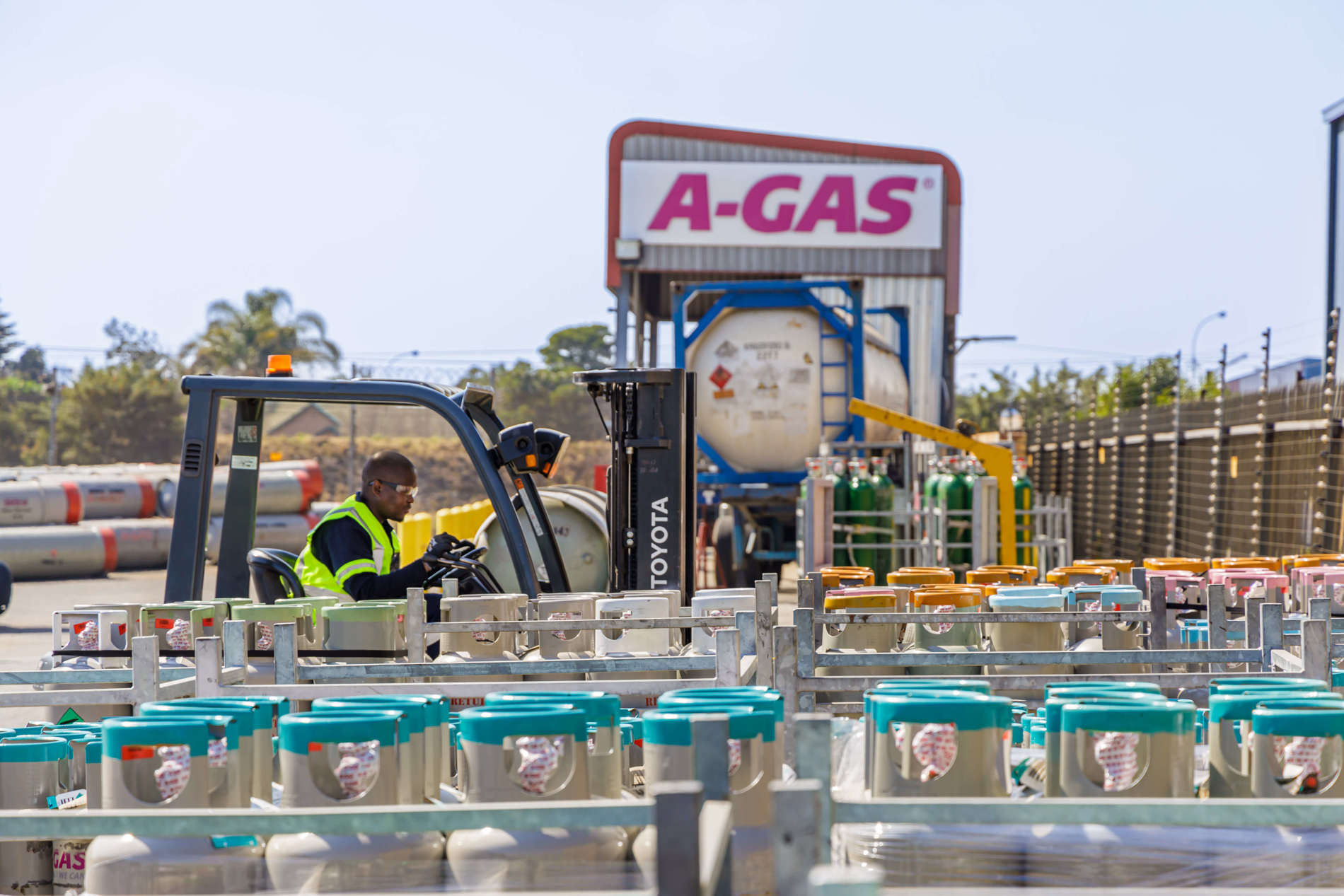 A-Gas South Africa | Refrigerant Cylinder Yard