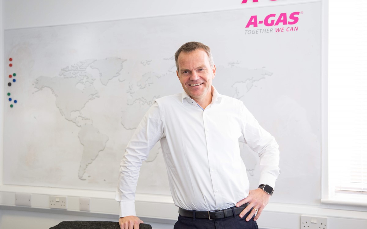 company executive standing