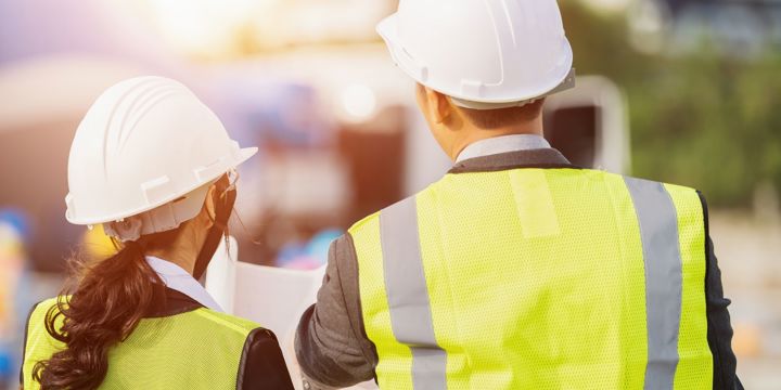 People On Site In Hi Vis