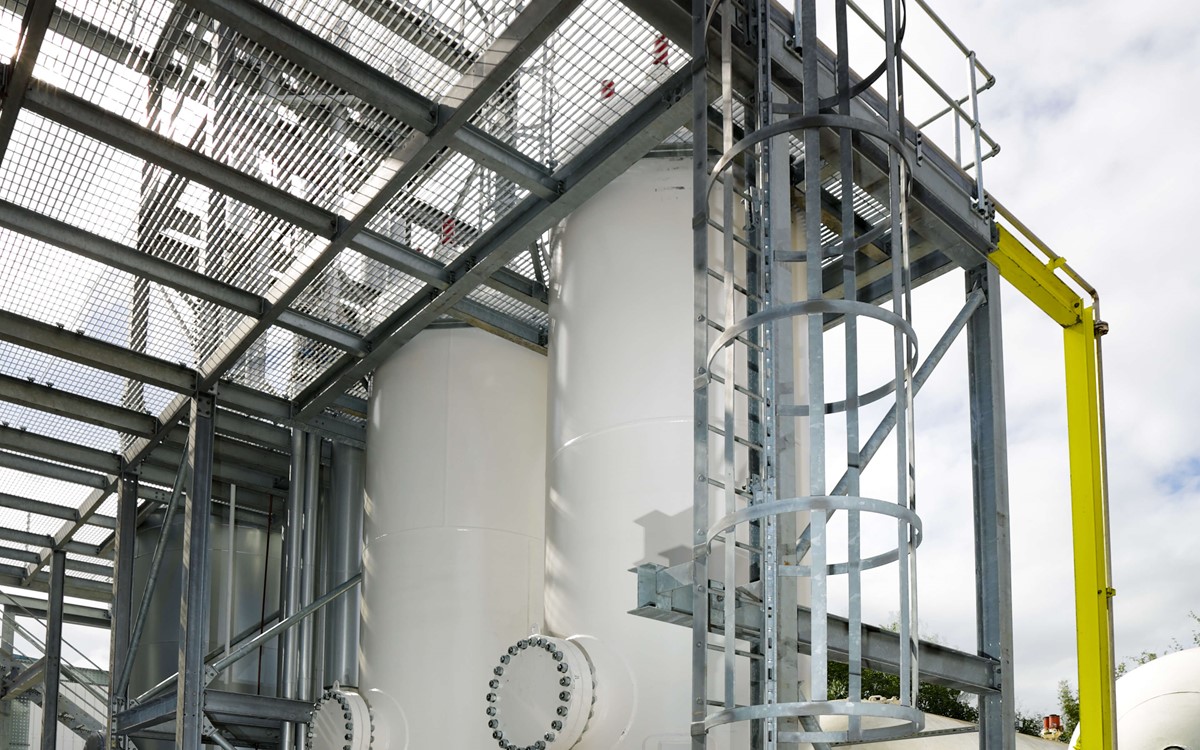 image of industrial separator tanks