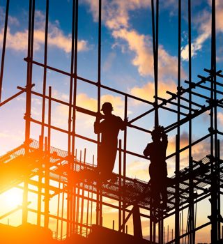 Men On Scaffolding