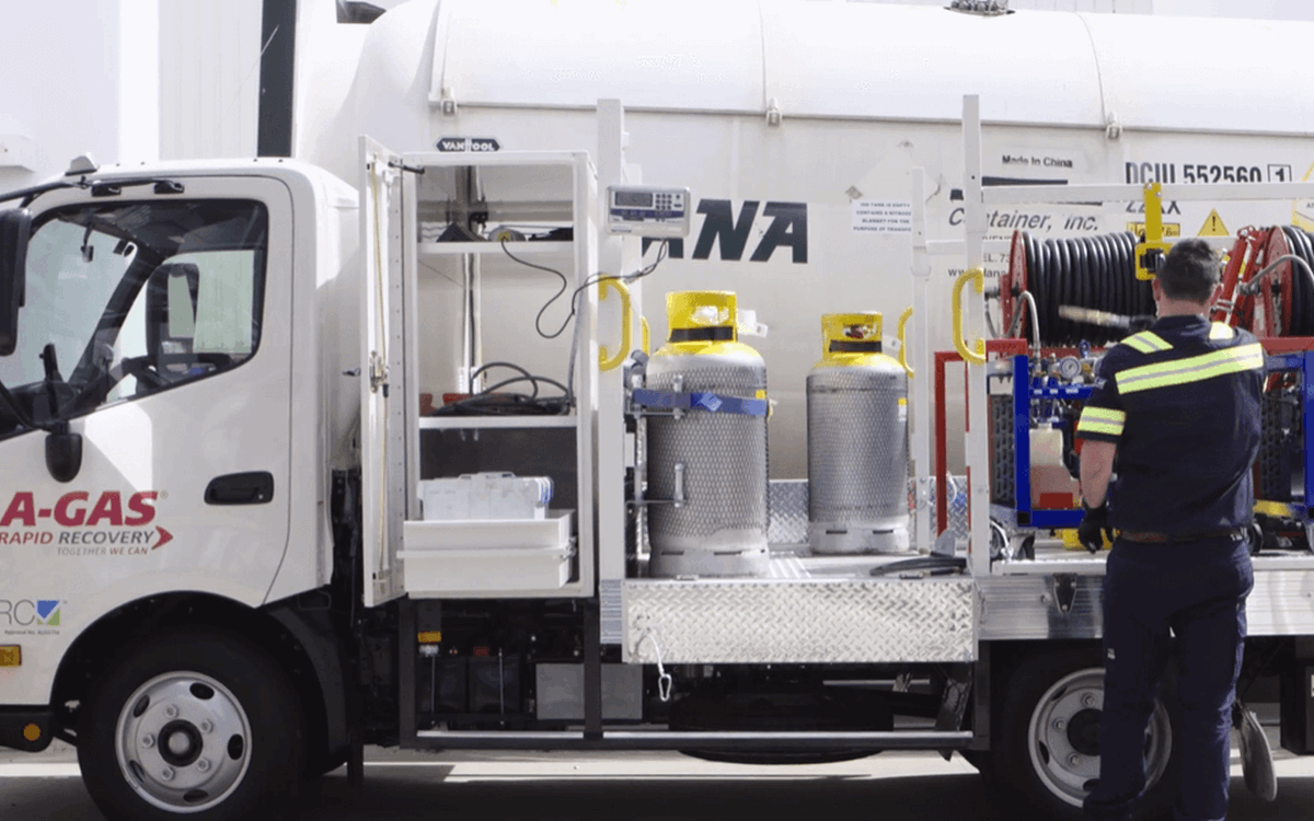 side profile on rapid recovery vehicle