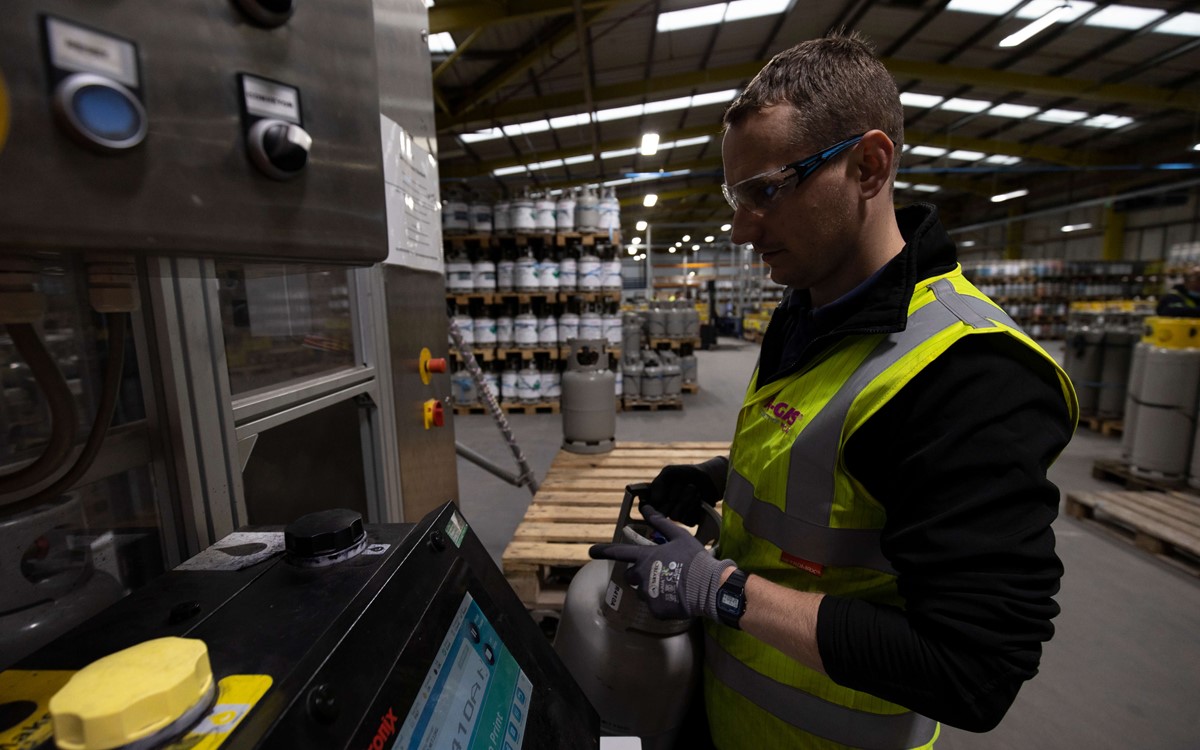 industrial cylinder operator