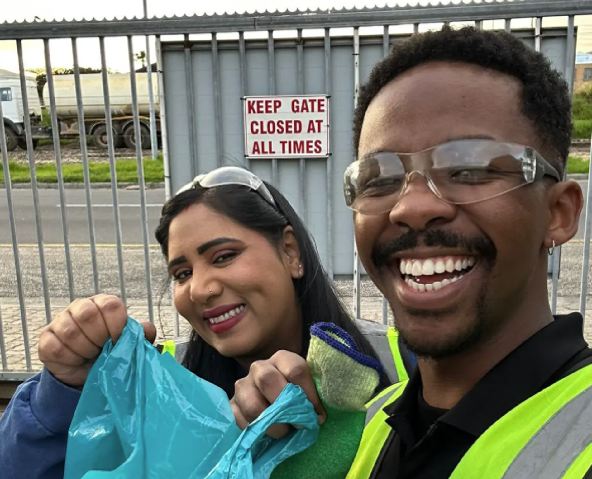 Staff at A-Gas Africa taking part in the Chicken Run 