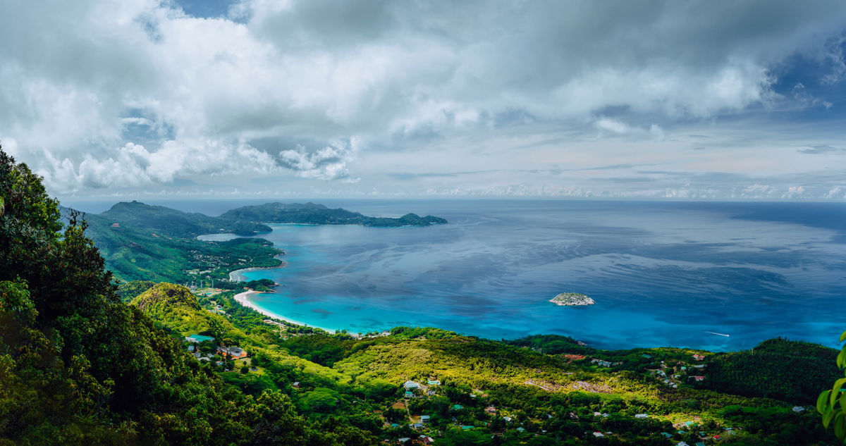 Mountain And Sea View