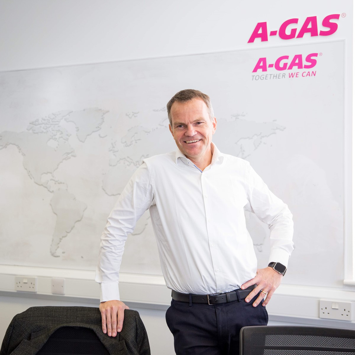 company executive standing