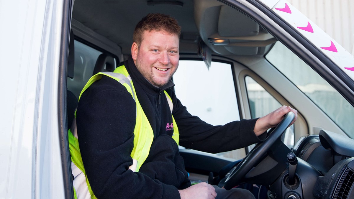 rapid recovery engineer inside vehicle